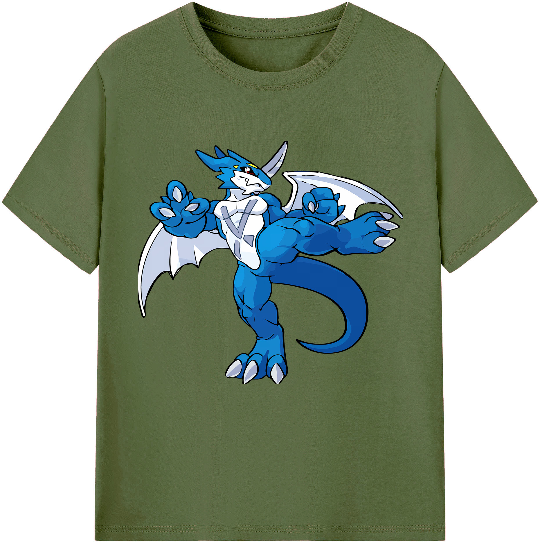 （画像用） Digimon デジタルモンスター/デジモン 綿100％半袖Tシャツ（フロントプリント）